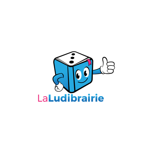 Création d'un logo pour une librairie-jeux de société Design by Wuiing!