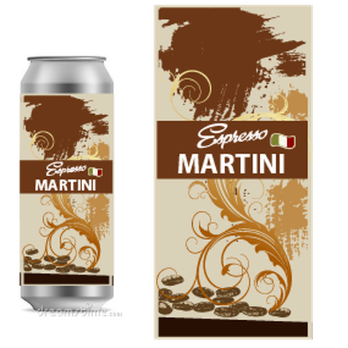 Logo / Product Design for new Espresso Martini beverage Design by morgan marinoni