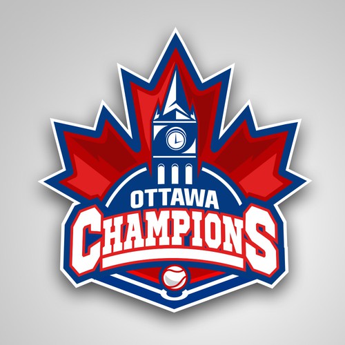 Ottawa Champions Baseball Club Logo-ontwerp door Hugor1