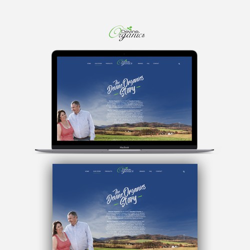 Design One of The Biggest Organic Farm in America Website Réalisé par JPSDesign ✔️