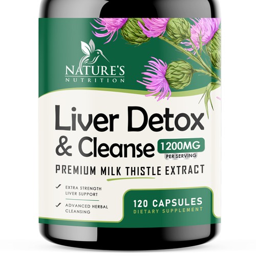 Natural Liver Detox & Cleanse Design Needed for Nature's Nutrition Design von Unik ART
