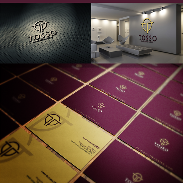 Design by flash art™ titled "Schlichtes Elegantes Logo für hochwertigte Lederkollektion"