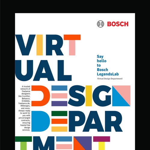 Flyer design for BOSCH; progressive service offering Design by Muhammad Shahrooz