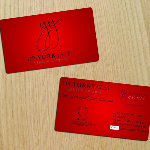 Dr. York Yates Plastic Surgery - business card Design by Adrian004