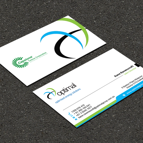 Create new business cards for Optimal Group Réalisé par FK_Designs