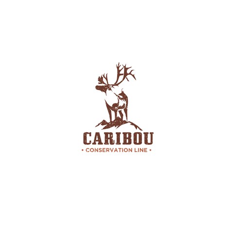 Logo design to help raise funds for Caribou species at risk in canada. Design von Anastasia Kristina