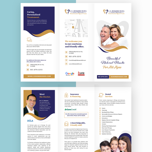 Professional looking brochure for a dental office Design by Sivash Designs