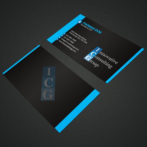 Design di ICG Business Cards di Naim Uddin