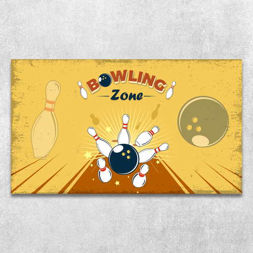 Design a bowling alley Design by Vectro Designs