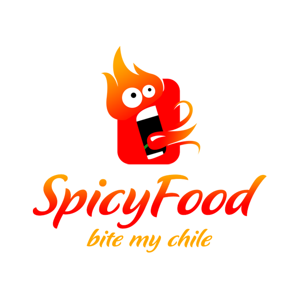 Spicy logo with the title 'Spicy Food'