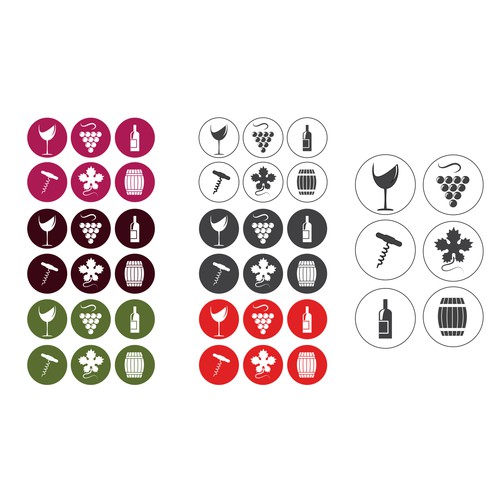 Design for Wine Tasting Tags for Wine Glasses