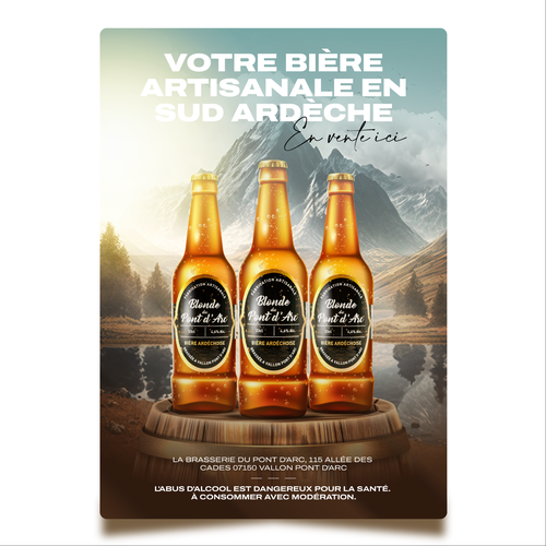 Poster for craft beer Design by ArtfulNouman