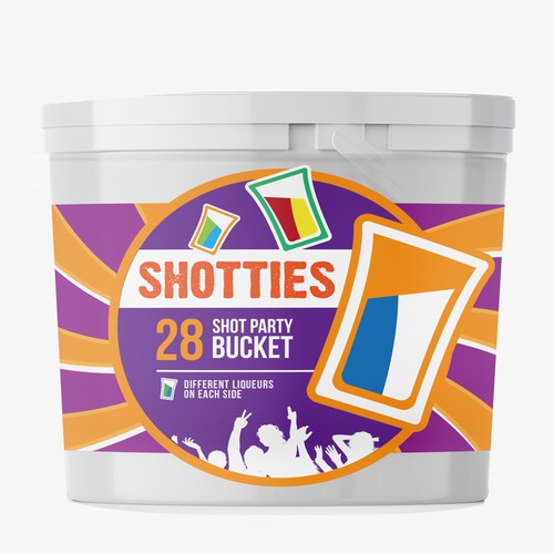 Party Bucket Label Design by ADD778