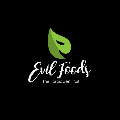 Design a unique, funky logo for "Evil Foods" a food company offering healthy, too good to be true snacks. Diseño de ardhaelmer