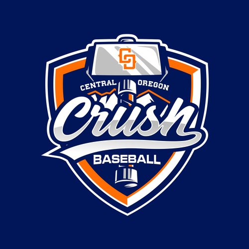 Central Oregon Crush Baseball Diseño de MFinity DesignStudio