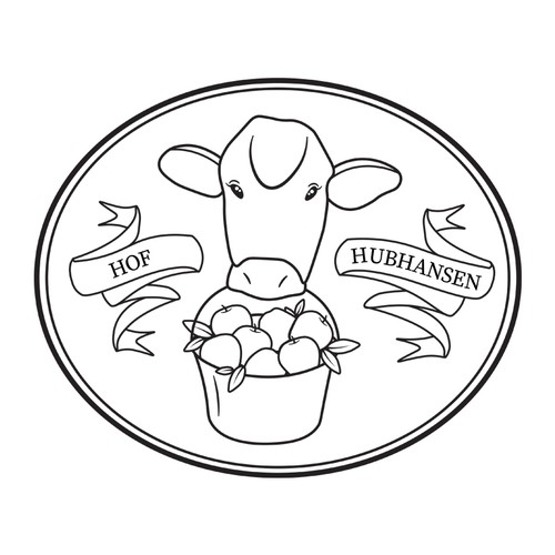 Design a logo for an organic farm in harmony with nature Diseño de Erica Menezes