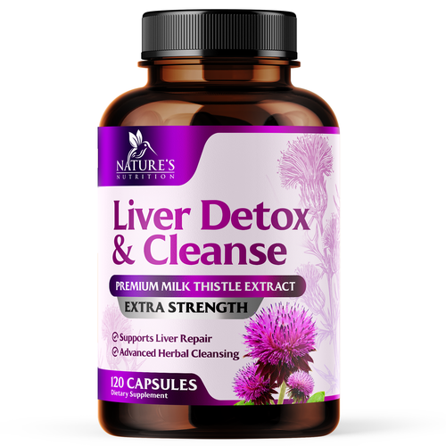 Natural Liver Detox & Cleanse Design Needed for Nature's Nutrition Réalisé par rembrandtjurin