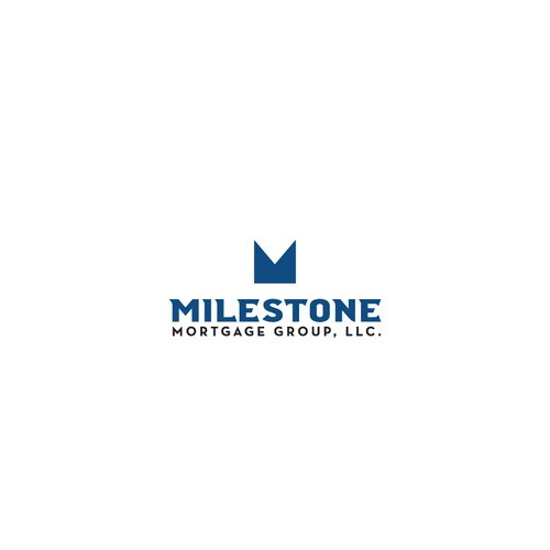 Milestone Mortgage Logo Design by Lumbeard