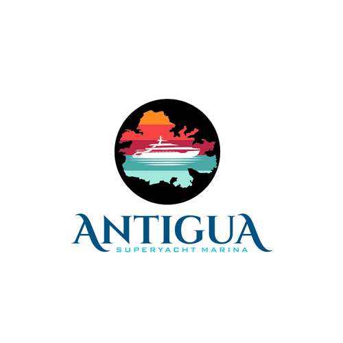 Logo for Antigua Superyacht Marina Design by odraude_me™