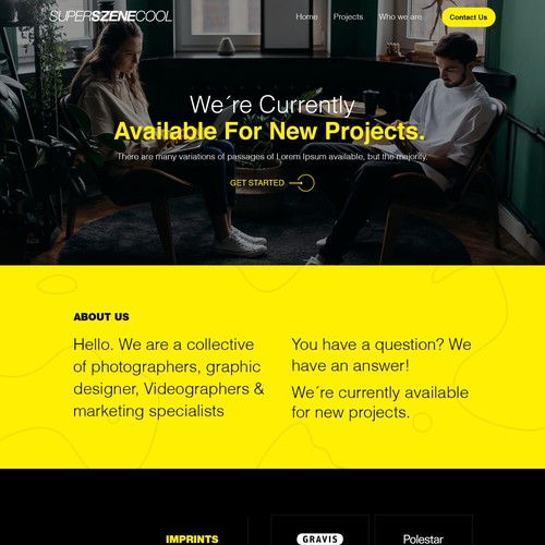 Web page design contest entry by Iconic Graphics