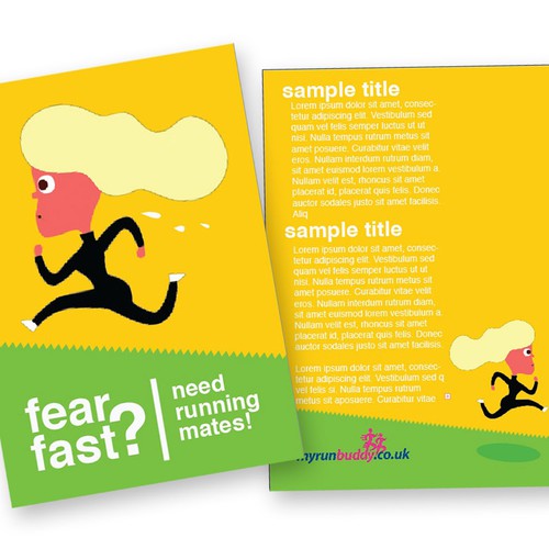 Flyer Design for myrunbuddy.co.uk デザイン by graficopicante