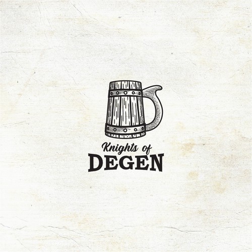"Knights of Degen" Logo and Branding Design by Alex Redwood