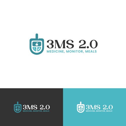 Logo for National Type 1 Diabetes Behavioral Health Research Study “3Ms 2.0” Design by AjiCahyaF