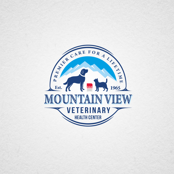 sophisticated and caring logo for a veterinary hospital