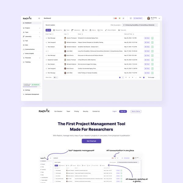 Saas Project Management for Researcher
