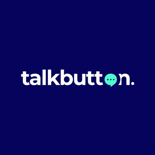 TalkButton - the AI Live Receptionist Has an Identity Crisis :) Diseño de Mr.CreativeLogo