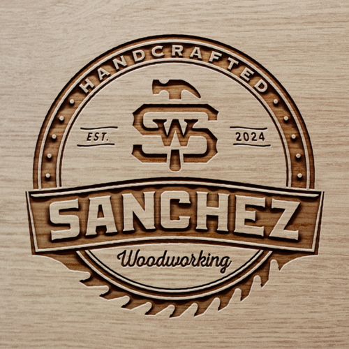 Wood burning logo Design by DIX LIX MIX