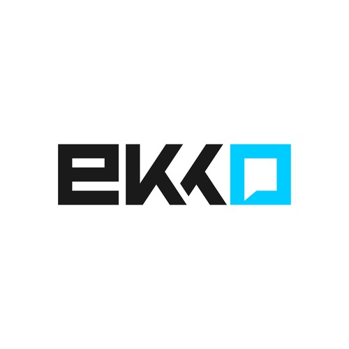 SIMPLE LOGO - ekko Letters then dm after Design by DevDevit   ★ ★ ★ ★ ★