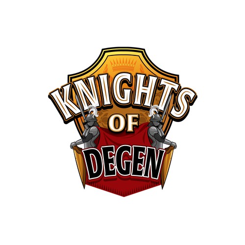 "Knights of Degen" Logo and Branding Design by Halvir