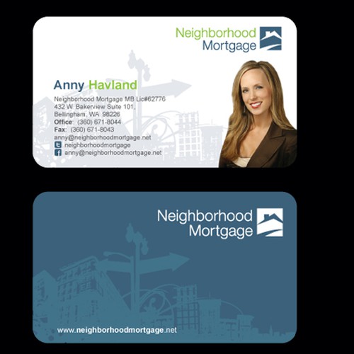 Business Card Design for Modern Mortgage Firm | Stationery contest