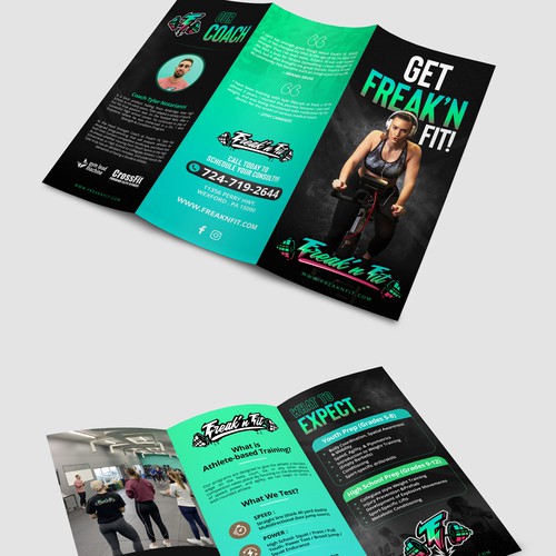 Gym Brochure Diseño de 123Graphics