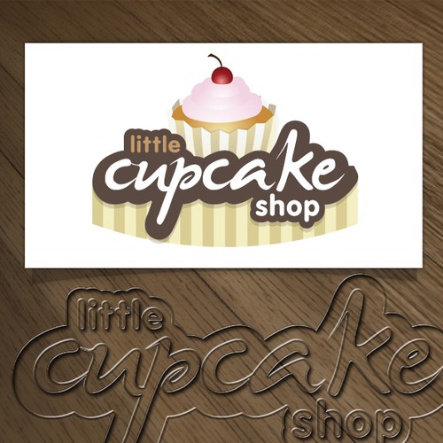 breoさんのLOGO-  for  CUPCAKE  BAKERYデザイン