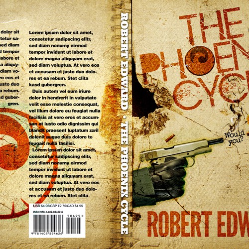 Create a gripping book cover that doesn't let go! Design by Ed Davad