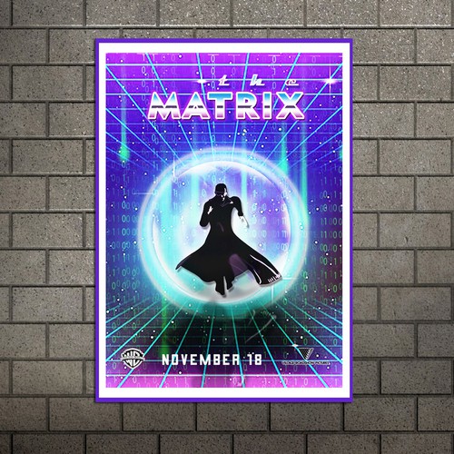 Create your own ‘80s-inspired movie poster! Diseño de Titah