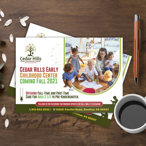 Design Half Page Flyer for Preschool por Tanny Dew ❤︎