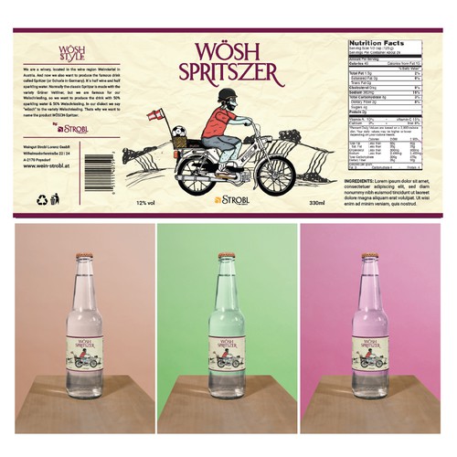 Product label contest entry by Jair Villacorta_