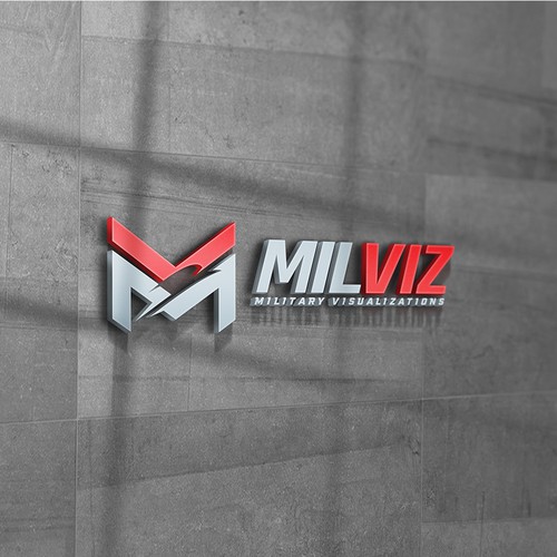 MILVIZ Logo - Producer of Military Flight Simulation Design by D E S P O T I C