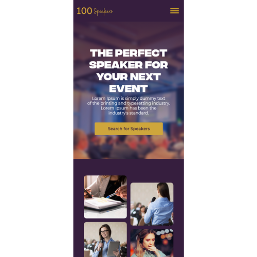 Website re-design UI Design by TheInventivApp