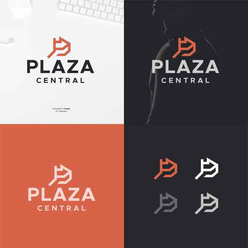 Logotipo Plaza Central Design by casign
