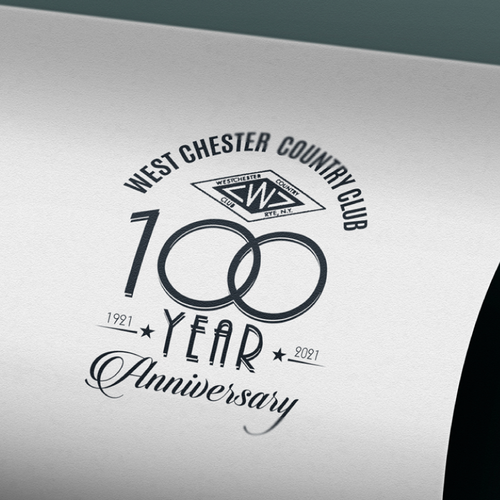 Design Centennial Anniversary Logo di RockPort ★ ★ ★ ★ ★