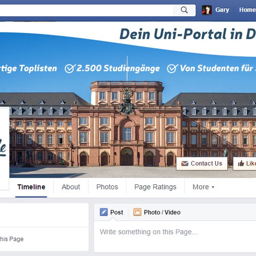 Awesome Facebook Cover for Student Platform Design by GJCDesign