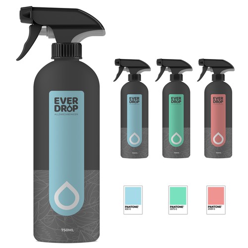 Diseño de Premium Spray Bottle and Packaging for Cleaning Supplies de gs-designs