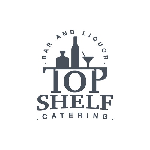 Design a modern logo for a portable bar and liquor catering company Design by makario