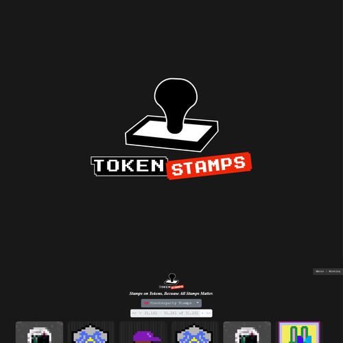 Logo for pixel-based artwork platform Design by Beryllus