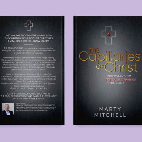 Create a Religious nonfiction book cover on the body of Christ (the Church). Design by Robi One