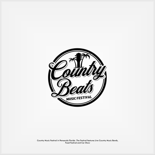 Iconic logo for iconic event for country music festivals in Florida Design by Dirtymice